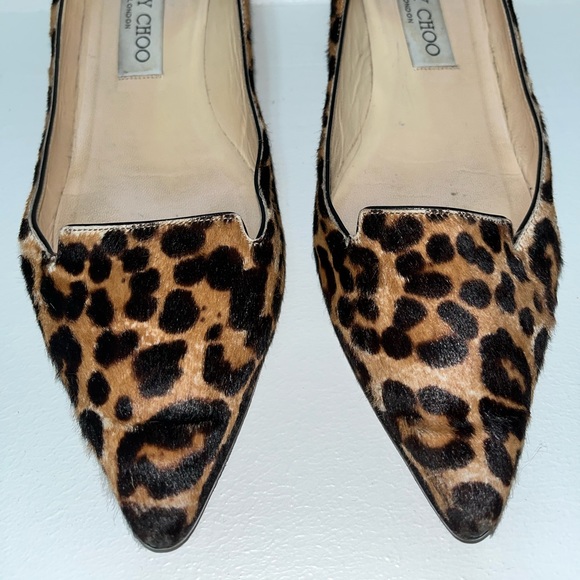 Jimmy Choo Leopard Kitten Heels - Picture 10 of 15